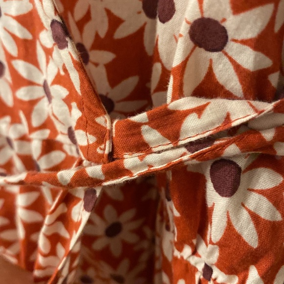 Madewell Packed Picnic Wrap Dress-L - Picture 6 of 13